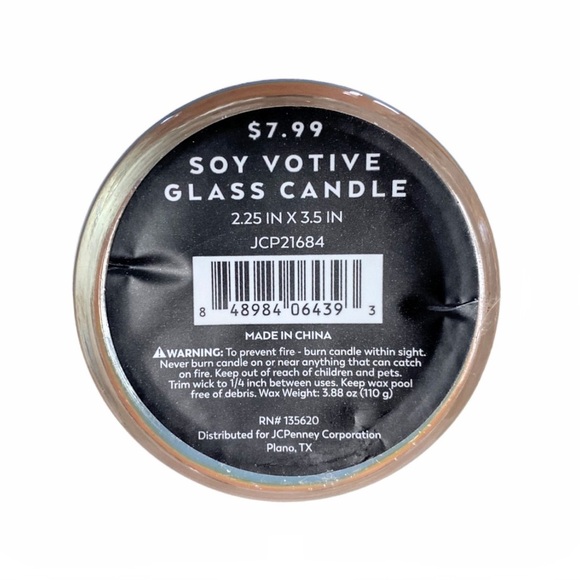 NWT Pride Rainbow LGBTQ Vanilla Scented Soy Glass Votive Candle - Picture 4 of 5